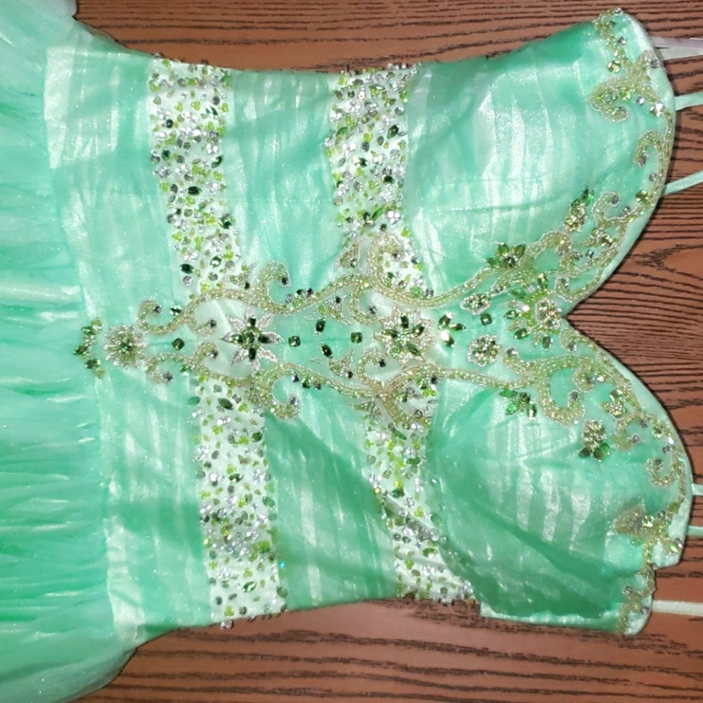 Turquoise dress